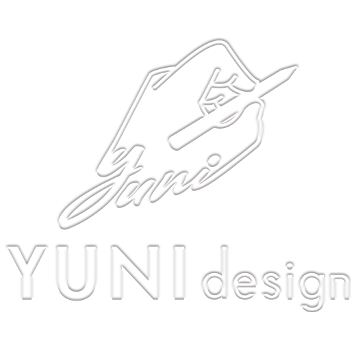 YUNI design ロゴ